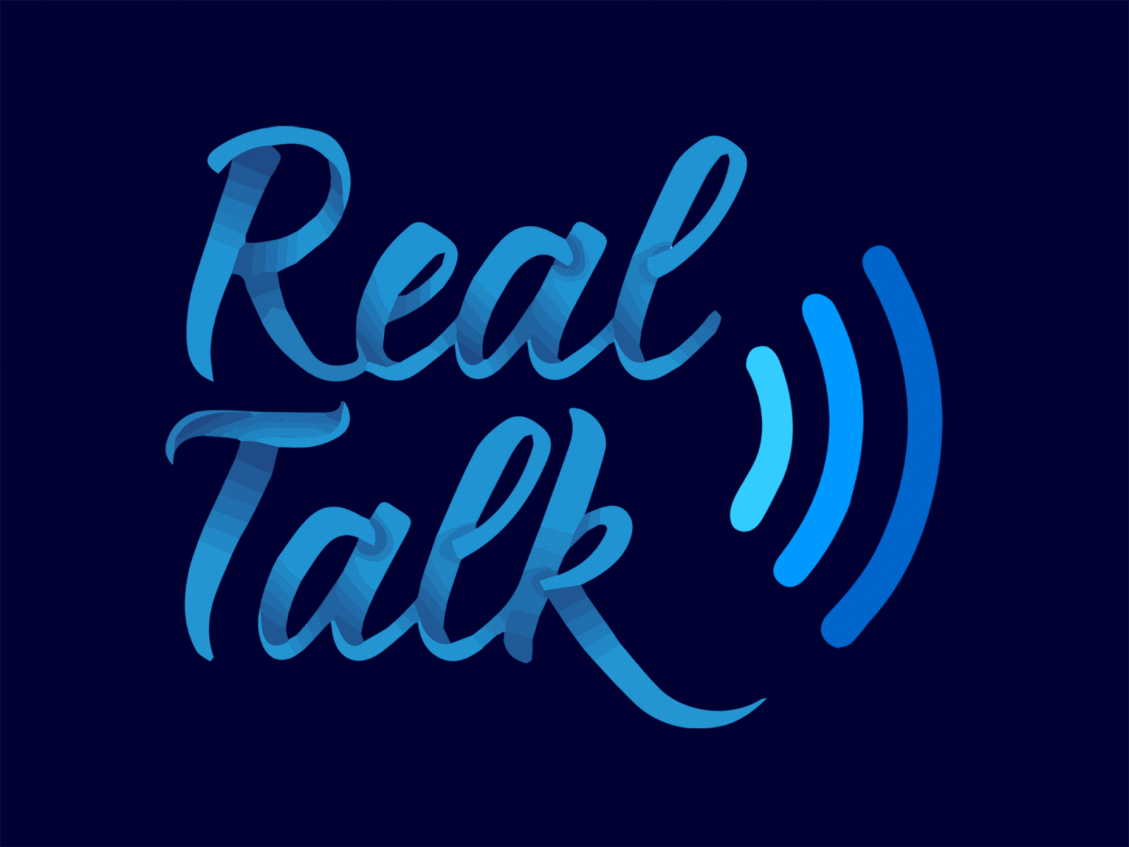 Real Talk Logo branding creative graphic design icon illustrator logo