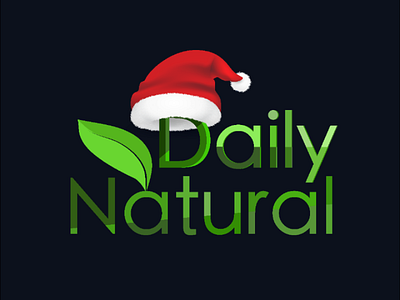 Dailynatural Xmas logo illustrator logo productive winter