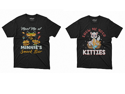 Cat T-shirt Design Bundles