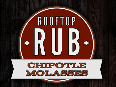 Rooftop Rub - Chipotle Molasses banner bbq red