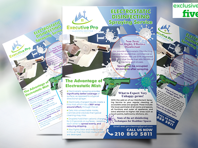 Executive Pro Cleaning Service Flyer flyer design