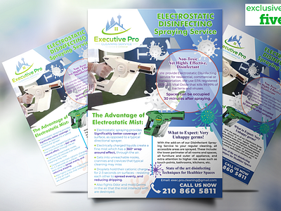 Executive Pro Cleaning Service Flyer