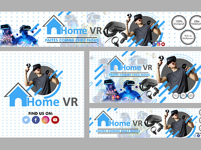 Home VR Social Media Covers