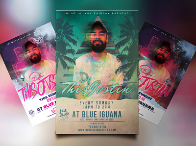 Flyer Design for #Dj Thisjvstin flyer design