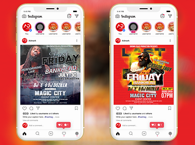 Last Friday instagram Post Design instagram post