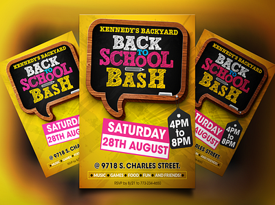 Back 2 School Flyer flyer design