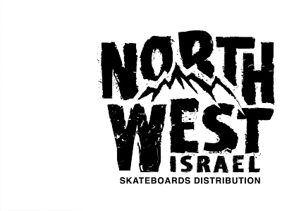 north west israel skateboards distribution logo brand identity branding branding design design extreme eya segal graphic graphic design graphic design logo graphic designer logo logodesign skate skateboard skateboarding skater