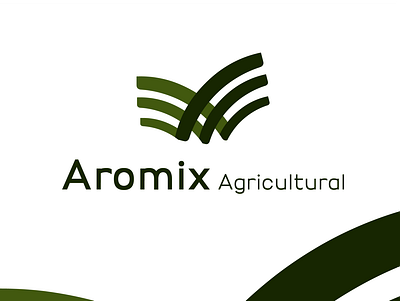 Aromix Agricultural branding design flat flat illustration flatdesign icon logo logo design logodesign minimal social media design