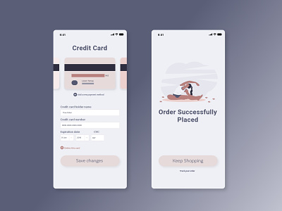 Credit Card Checkout adobexd app design ui uidesign ux xd