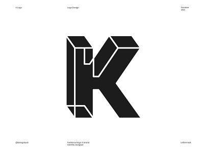 K lettermark logo