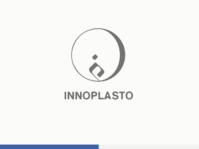 Logo Design: Innoplasto Industries branding calligraphy design graphic design industry letter i logo logo design plastic plastic industry logo small business typography vector