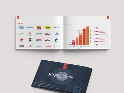 Corporate Brochure for Engineering Company branding graphic design illustration logo design vector