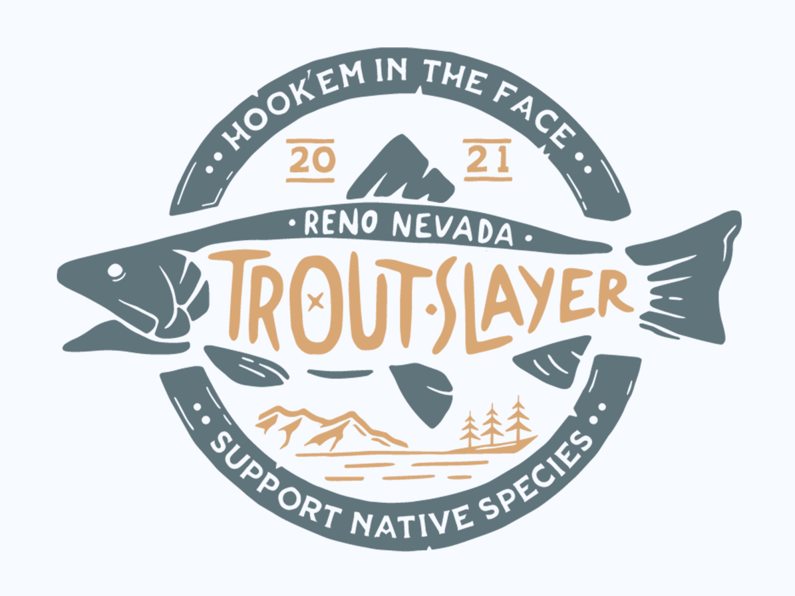 Trout Slayer by rvldimuhammad on Dribbble