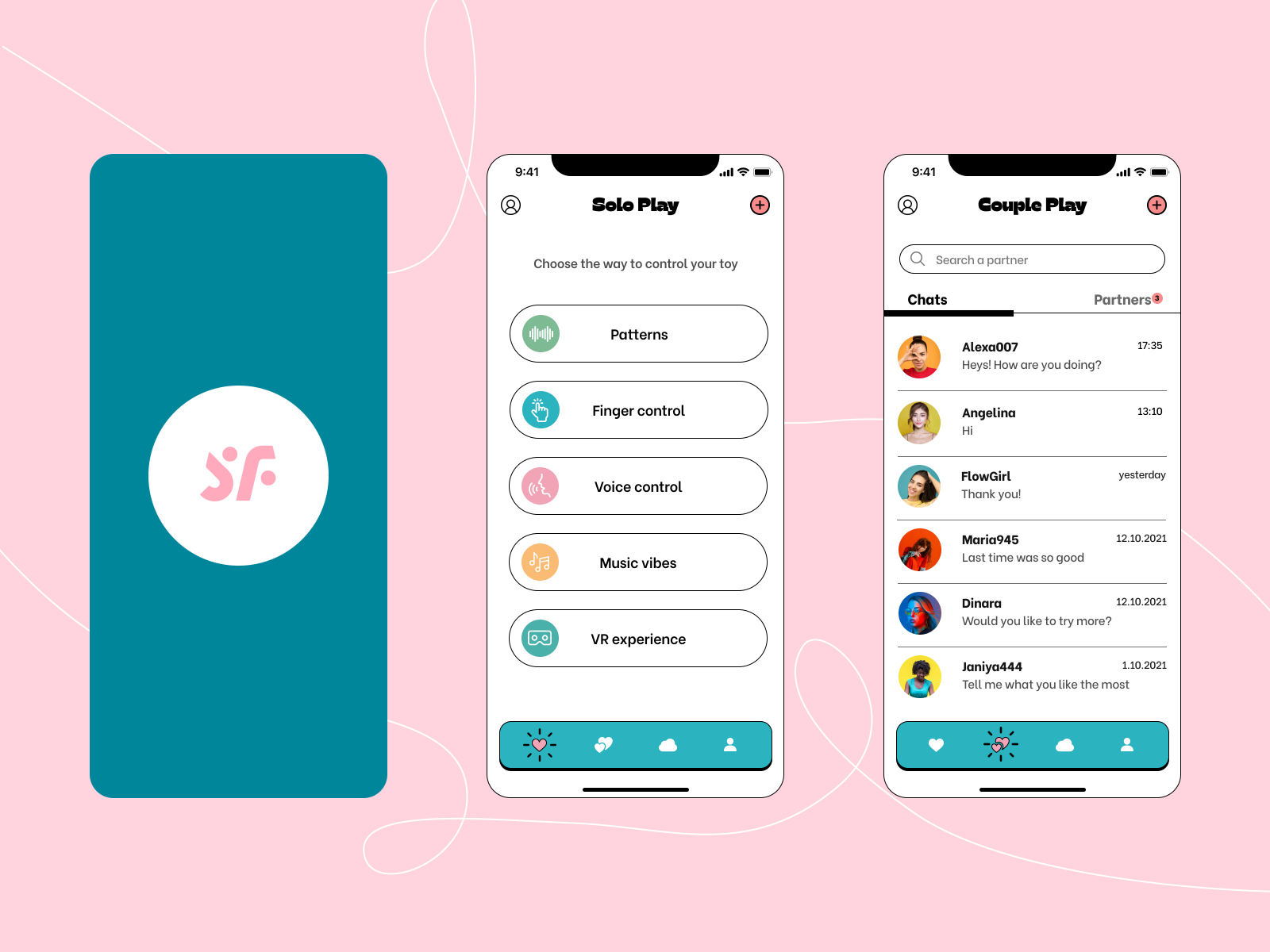 Satisfyer Connect Sexual Wellness App Concept Design By Anna Oleinik On