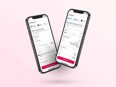 Checkout Screens Iphone Mockup