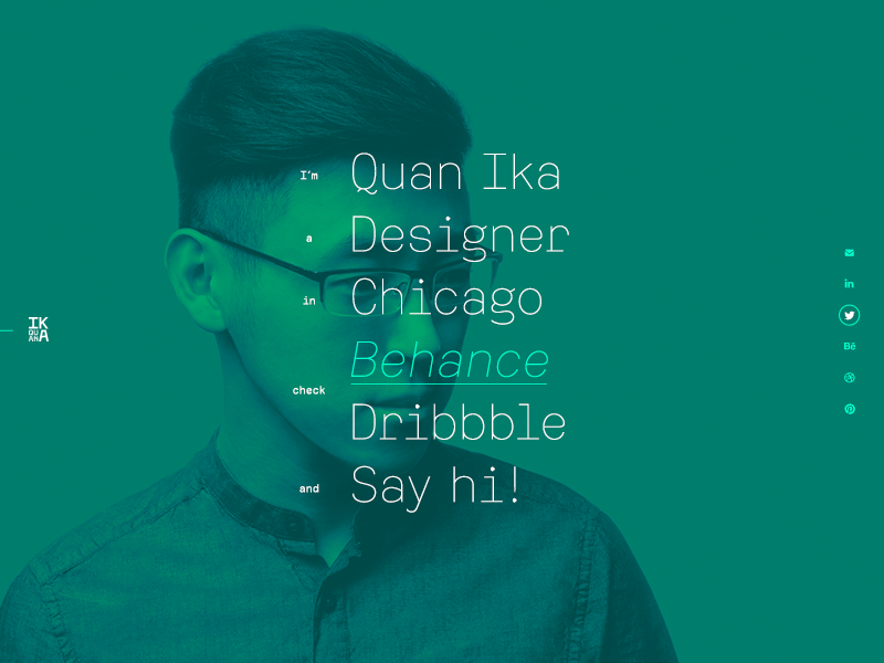 New Site! experimental web minimal photography typography ux ui interaction website