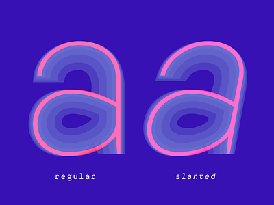 ATC Harris blue font illustration monospace minimal neon techy type typography