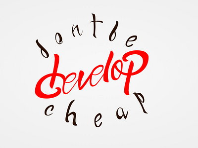 develop artpftype design develop digital flat illustration latin letter letterart lettering motivation typography дизайн