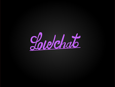 lovechat branding concept design digital digitallettering handtype illustator latin letter letterart lettering logo logotype typography vector