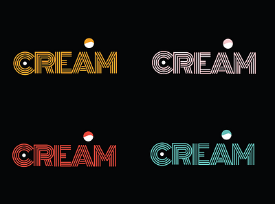 CREAM branding concept design digital digitalart font icon illustrator logo logo design logo design concept logotype openfont typography vector
