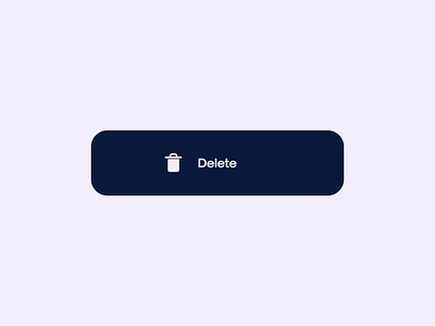 Delete Button - Micro Interaction 3d after effects animation app button delete design illustration interaction logo micro motion graphics trash ui