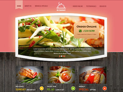 Beecloud Restaurant Theme beecloud food restaurant web design web development webdesign webdevelopment
