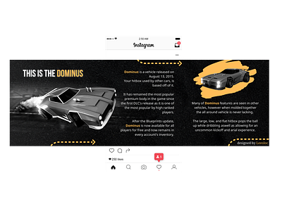 Instagram carousel post design carousel design instagram post rocket league