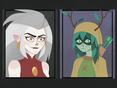 Huntress Wizard Designs Themes Templates And Downloadable Graphic Elements On Dribbble