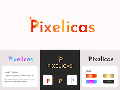 Modern Letter logo Pixelicas