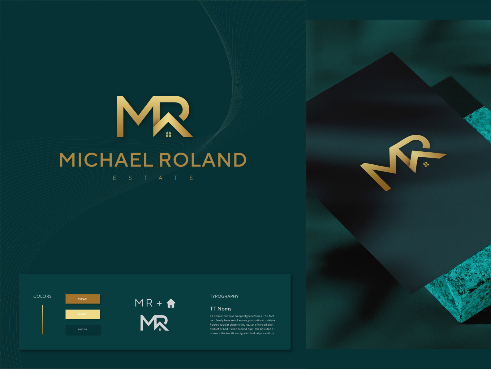 Michael Roland - Real Estate Branding Logo by Sheikh Masud on Dribbble