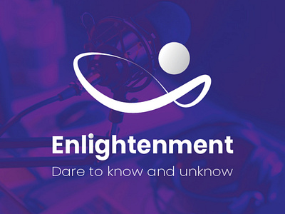 Enlightenment Podcast branding graphic design logo
