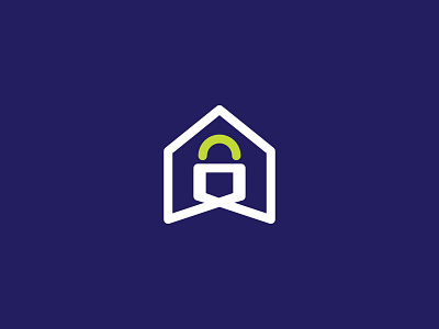 capital homes branding flat icon logo