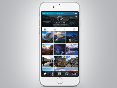 Instagram Redesign iOS 8 app instagram ios8 photography redesign ui ux