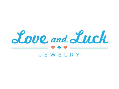 Love and Luck Jewelry clover heart jewelry logo
