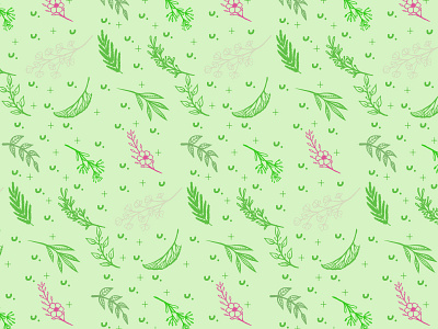 Hand drawn floral pattern background Free Vector flower background