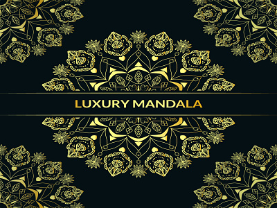 Luxury mandala background graphic design