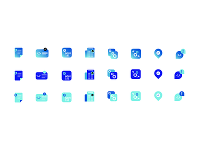 Icons for e.Firma branding design guadalajara icons illustration mexico security startups
