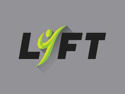 Lyft2 crossfit fitness gym health lifting logo lyft type