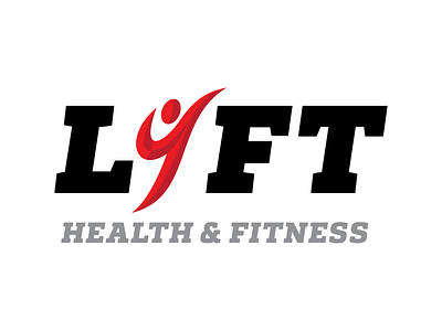 Lyft3 crossfit fitness gym health lifting logo lyft type