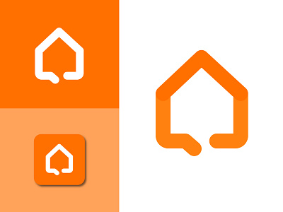 Real Estate Logo abstract app flatdesign icon logo minimal real estate realestatelogo ui ux