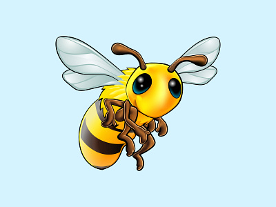 Bee Vector Art bee branding design illustration logo ui ux vector