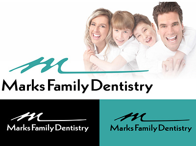 Marks family Dentistry Branding branding design graphic design illustration logo vector