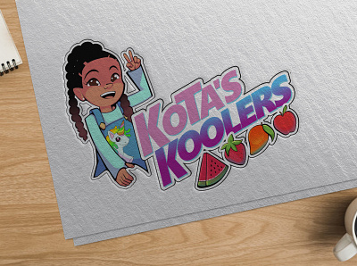 Kotas Kooler Logo mockup branding design graphic design illustration logo vector