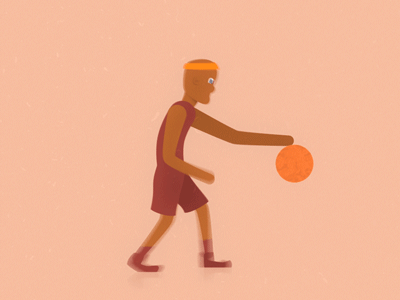 Shammgod with the AND1 animation basketball dribble gif loop nba playoffs