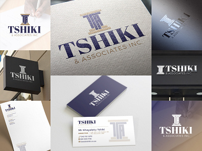 Tshiki & Associates Inc. logo and brand mockups