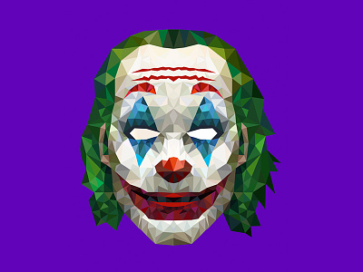 The Joker illustration geometric geometry horror illustration joker joker movie movie scary thejoker vectors