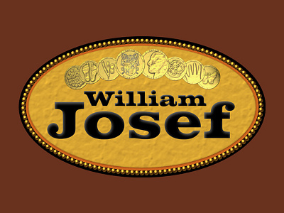 William Josef Male Grooming Salon - logo design branding logo design male grooming