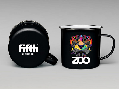 Zoo Club Night Merchandise - ENAMEL MUG