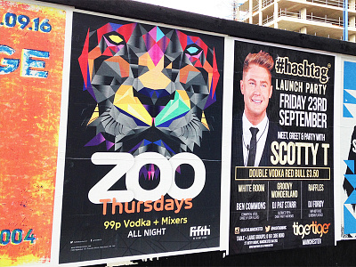 Zoo - Nightclub Street Poster