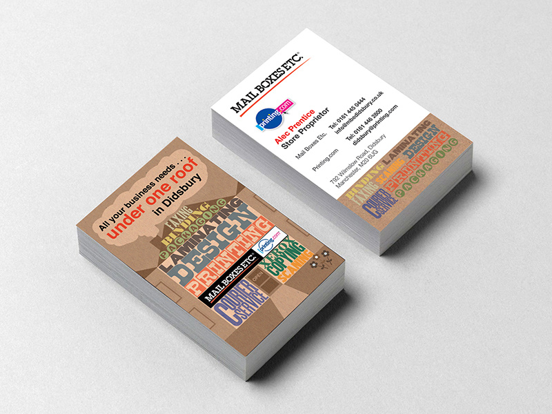 Mailboxes Etc. Business Cards by Suzanne on Dribbble